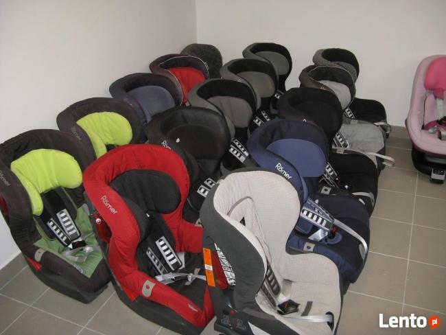 Używane firmowe foteliki samochodowe