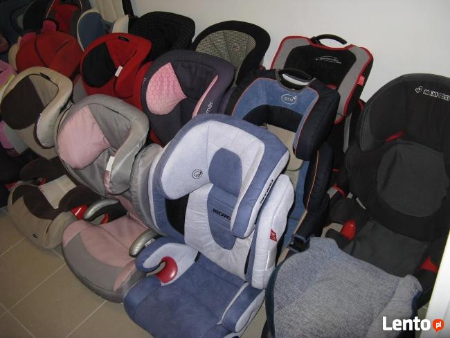 Używane firmowe foteliki samochodowe