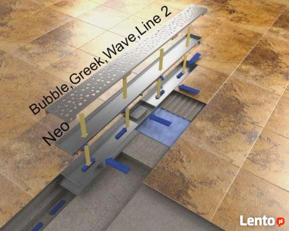 Odpływ liniowy pod płytkę 50 60 70 80 90 100 do150 10lat Gw