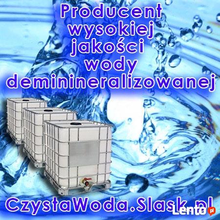 Woda demineralizowana destylowana Producent Wodzisław