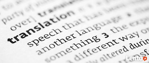 angielski, tłumaczenia zwykłe i specjalistyczne,korekty,stro