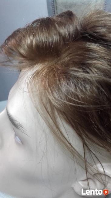 Peruki naturalne nowoczesne, systemowe