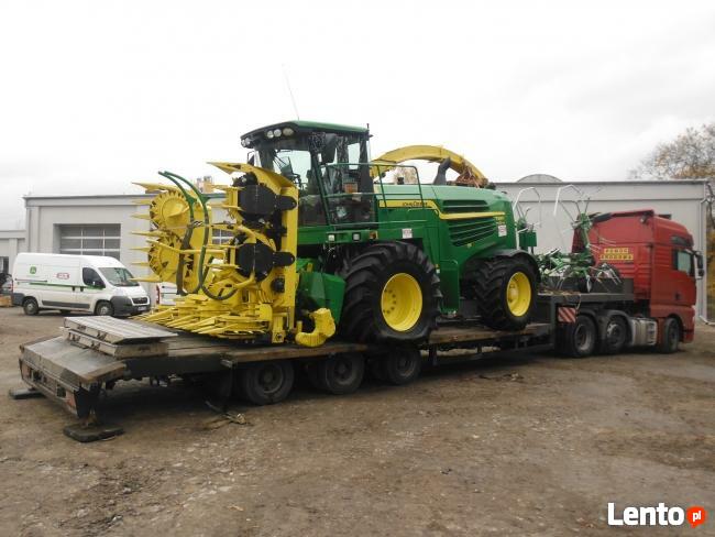 Transport - naczepa niskopodwoziowa, firanka, platforma