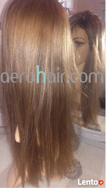 Peruki naturalne nowoczesne, systemowe