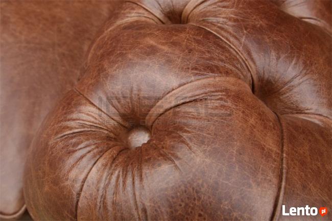 Pikowana Sofa Chesterfield Classic styl angielski