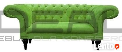 Sofa Chesterfield Diva skóra/tkanina- bonele gratis