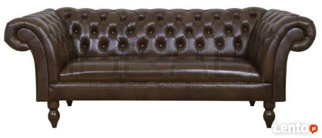 Pikowana Sofa Chesterfield Diva -styl angielski