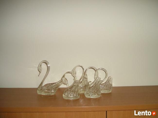 łabędzie szkło 5szt.