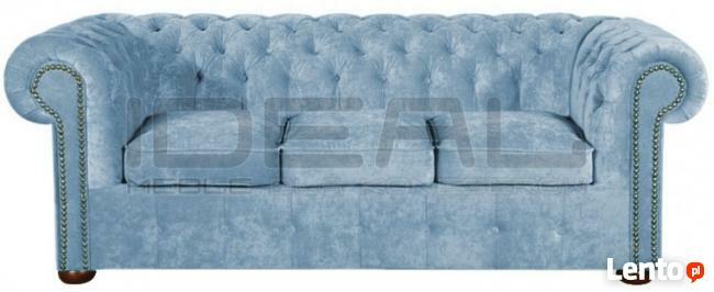 PIKOWANA SOFA CHESTERFIELD CLASSIC PLUSZ TKANINA