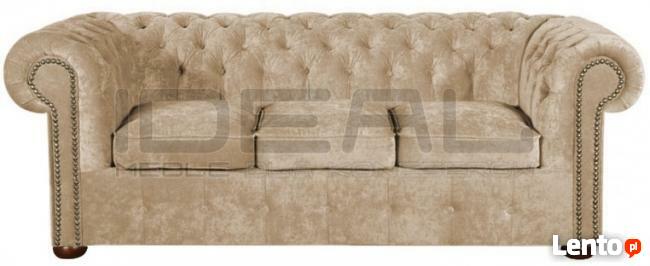 Pikowana SOFA CHESTERFIELD CLASSIC - styl angielski
