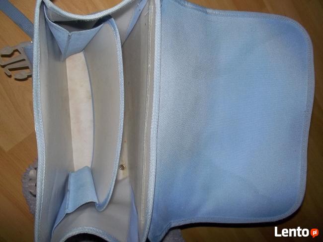 Plecak szkolny błękitny
