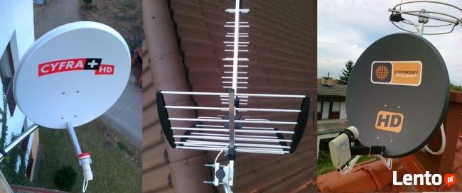Montaż anten naziemnych i satelitarnych CHEŁMŻA NAJTANIEJ !!