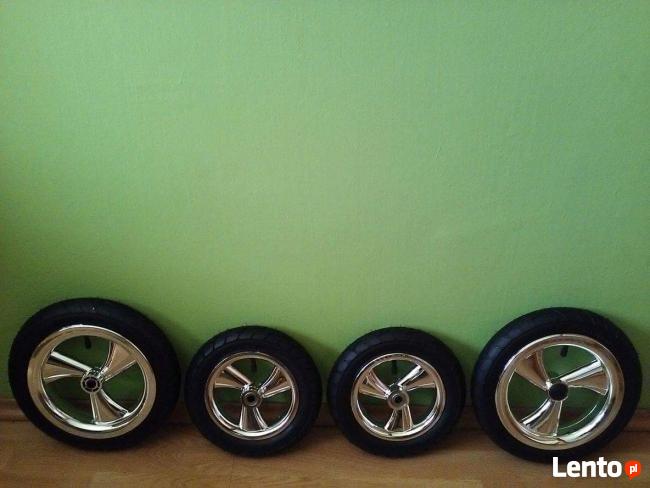 Nowe koła pompowane 10 i 12 calowe do przodu i tyłu wózka