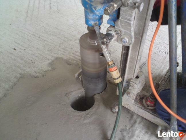 Wiercenie otworów w betonie technika diamentowa Łódź,Płock
