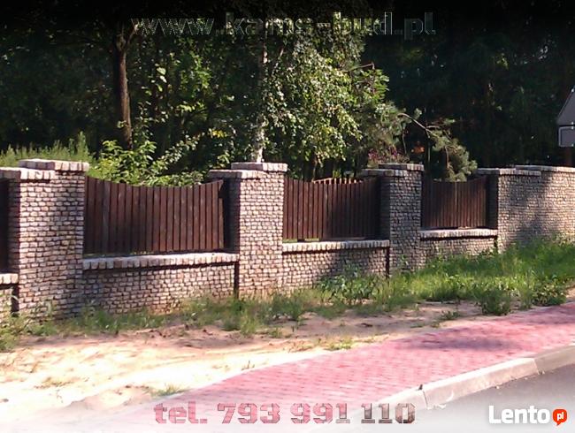 Ogrodzenie z kamienia , płoty z kamieni piaskowiec Kraków