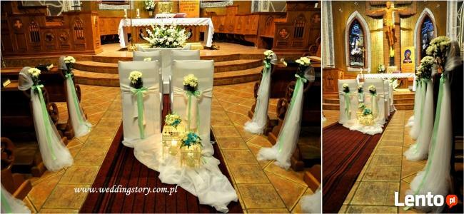 Dekoracje Kościoła na ślub Lublin