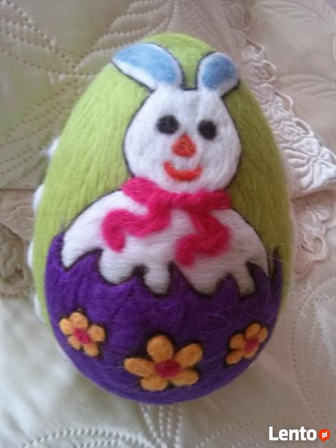 PISANKI jaja ręcznie wykonane z filcu * pisanka 20