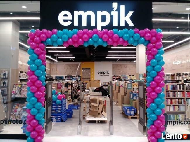 Bramka z balonów na uroczyste otwarcie