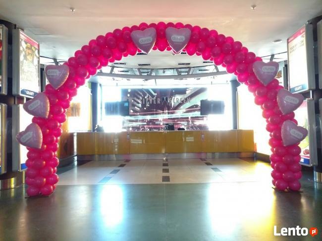 Bramka z balonów na uroczyste otwarcie