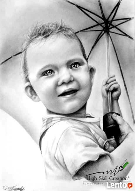 PORTRET RĘCZNIE WYKONANY ślubny rocznica prezent urodzinowy