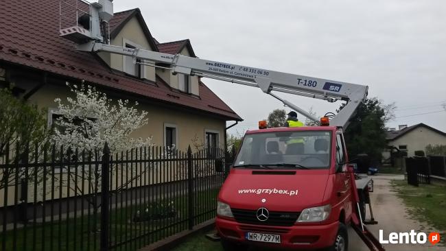 ZWYŻKA RADOM Podnośnik koszowy wynajem podnośników Nożycowyc