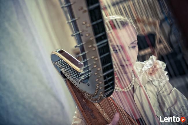 Harfistka , harfa / najpiękniejszy ŚLUB i wesele