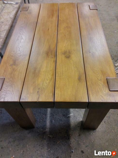 Masywny, Lity Kuchenny stól Dębowy -- Mebel na lata