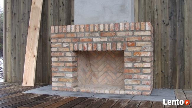 kominek otwarty zdun Warszawa palenisko otwarte budowa pieca