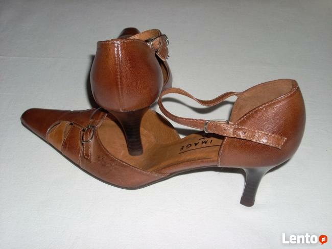 BUTS IMAGE Skórzane buty NOWE 37 Skóra vintage