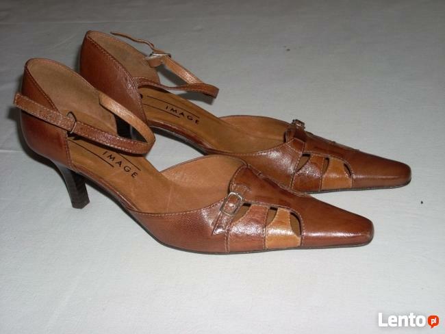 BUTS IMAGE Skórzane buty NOWE 37 Skóra vintage