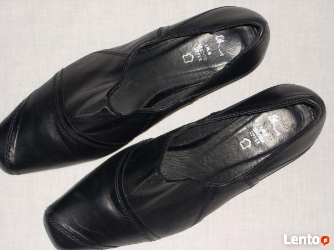 Bhs wygodne Skórzane czółenka 39 39,5