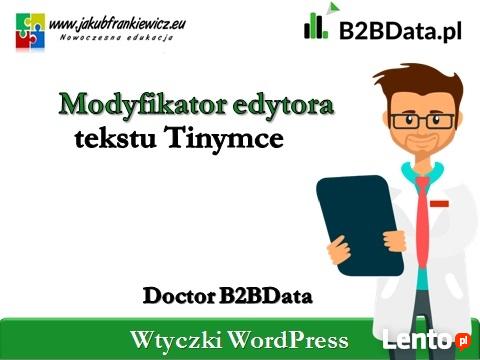 Doctor B2BData – Modyfikator edytora Tinymce