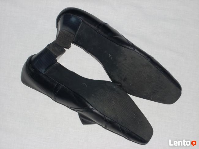 Bhs wygodne Skórzane czółenka 39 39,5