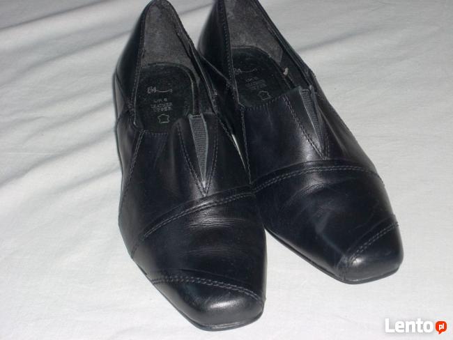 Bhs wygodne Skórzane czółenka 39 39,5