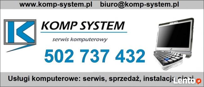 Serwis Komputerowy, naprawa laptopów tel.502 737 432 Ząbki,