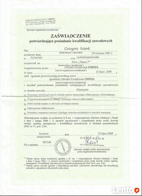 Masaż relaksujący ciała oraz stóp dla Kobiet