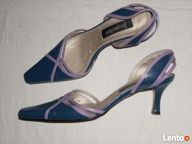 Jacques Vert skórzane buciki eleganckie 39 40