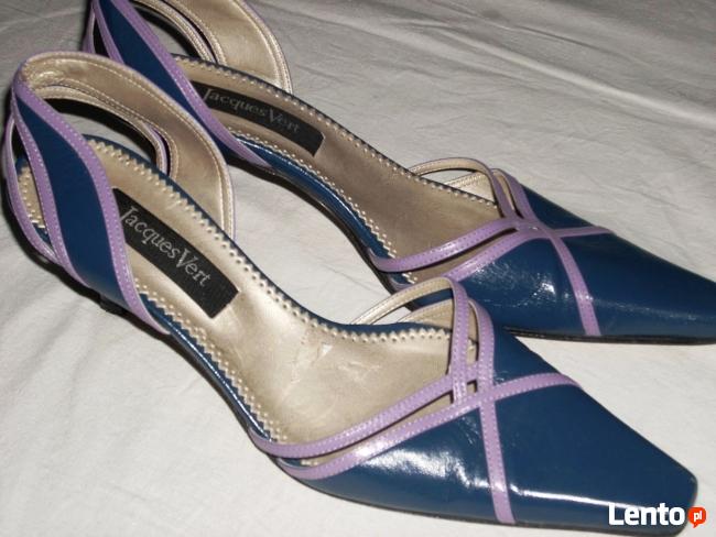 Jacques Vert skórzane buciki eleganckie 39 40