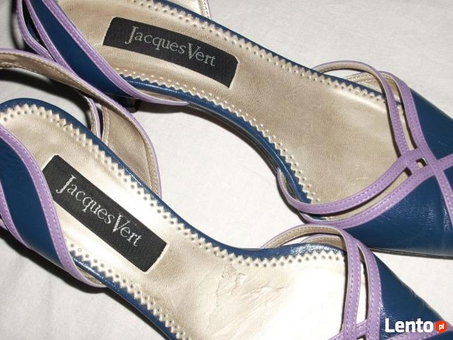 Jacques Vert skórzane buciki eleganckie 39 40