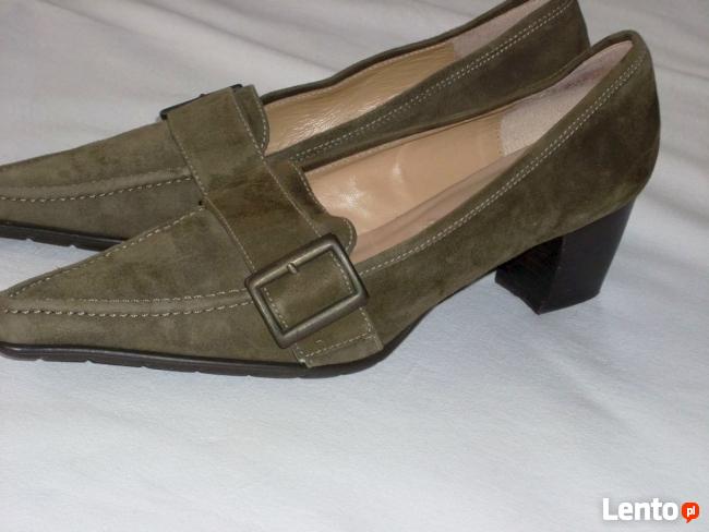 Unisa Skórzane Czółenka Buty j NOWE 38,5 39 vintage