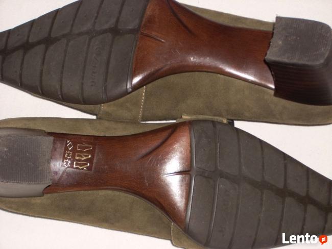 Unisa Skórzane Czółenka Buty j NOWE 38,5 39 vintage