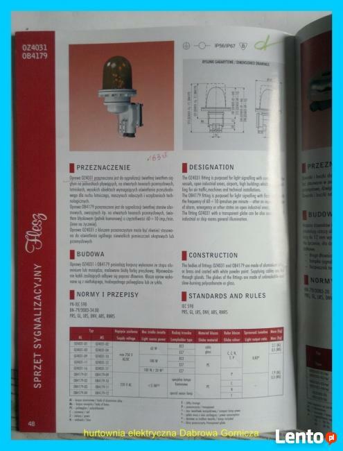 Oprawa sygnalizacyjna OZ- 4031- 03/z