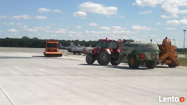 Beczkowozy zamiatarki ciągniki rolnicze usługi wynajem