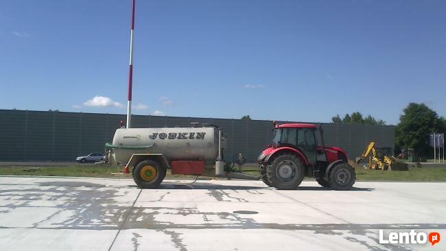 Beczkowozy zamiatarki ciągniki rolnicze usługi wynajem