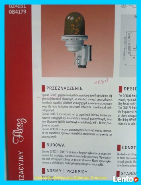 Oprawa sygnalizacyjna OZ- 4031- 03/z