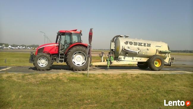 Beczkowozy zamiatarki ciągniki rolnicze usługi wynajem