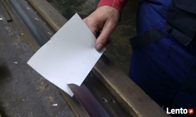 Ostrzenie noży - krajarka trójnóż gilotyna