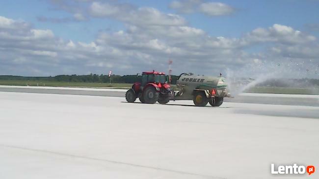 Beczkowozy zamiatarki ciągniki rolnicze usługi wynajem