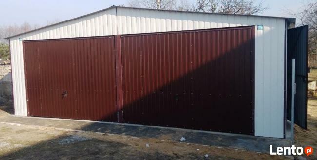 Garaz blaszak 7x6 dwuspad kolor producent