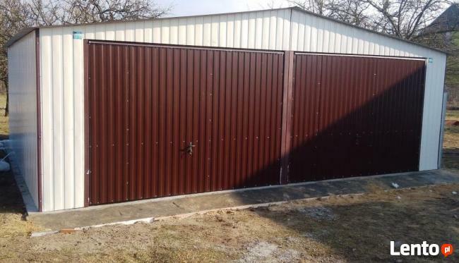 Garaz blaszak 7x6 dwuspad kolor producent